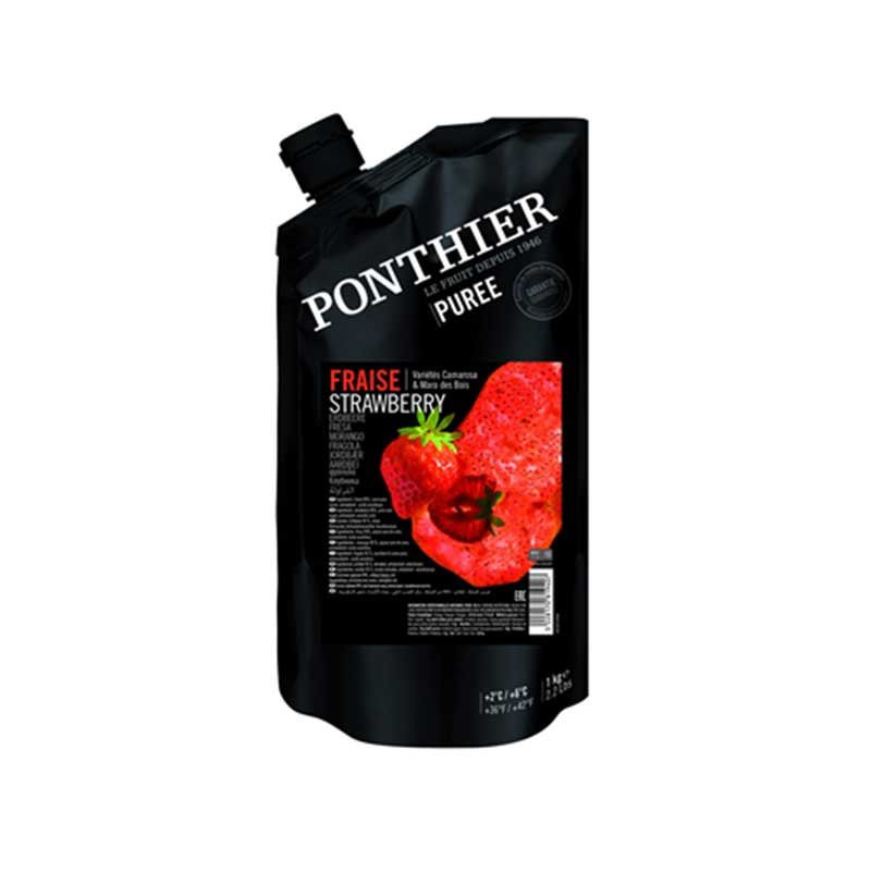 Strawberry Puree Frozen - Ponthier